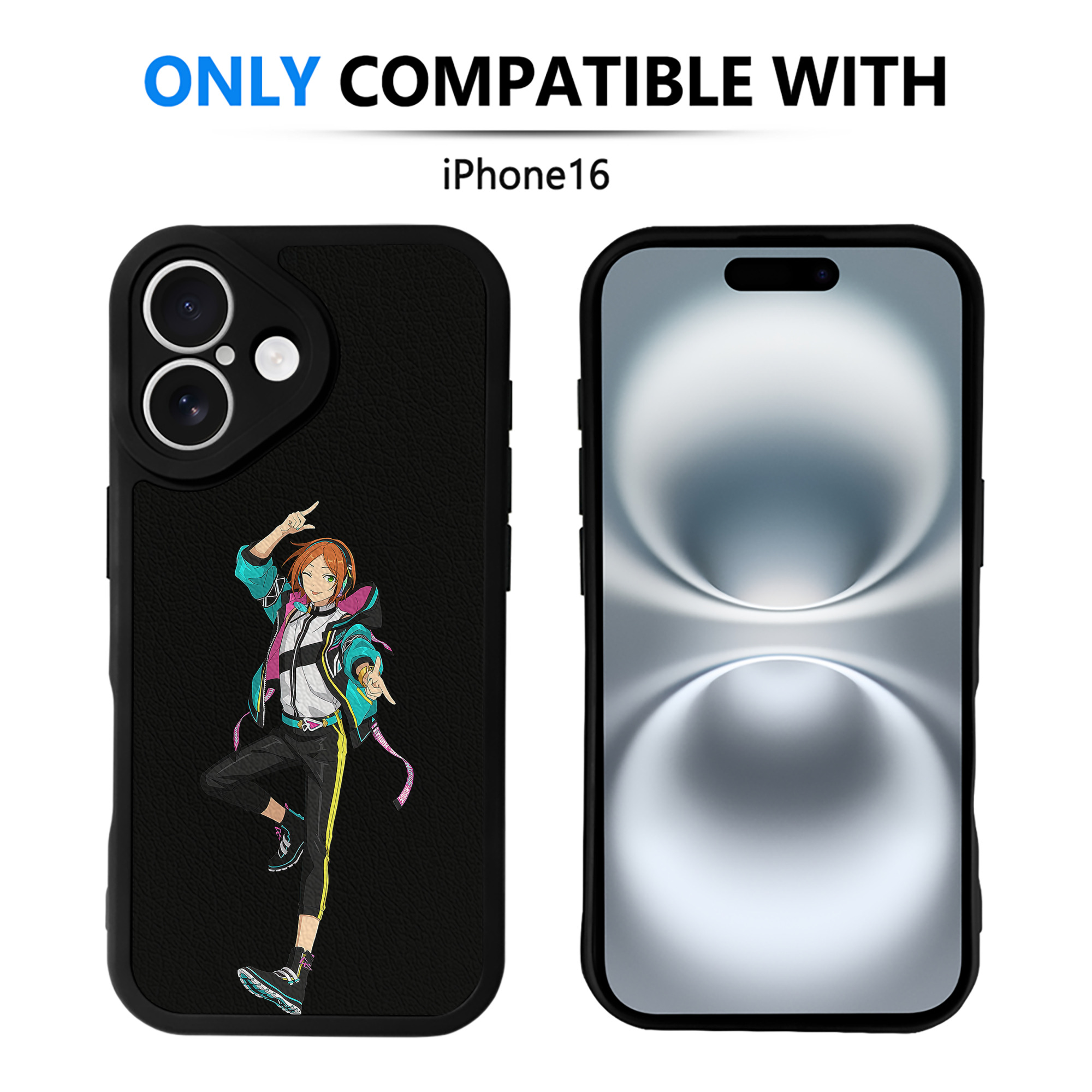 （画像用） あんさんぶるスターズ! Ensemble Stars 【iPhone 16シリーズ対応】シリコンスマホケース（レザー調） 材質：シリコン